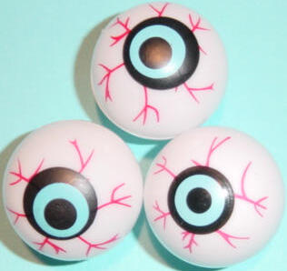 plastic eyeballs