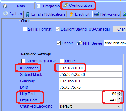 Admin Console Configuration