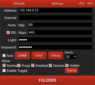 Simple Home Controller - Ports